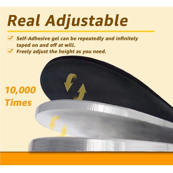 Adjustable Orthopedic Heel Lift Inserts for Heel Pain and Leg Length Discrepancy - Picture 5 of 6